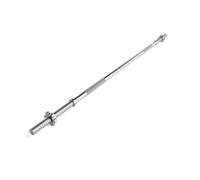 ScSPORTS® Barre d'Haltères - 180 cm, Acier Chromé, Simple/Ensemble, Max 150 kg - Barre de Gymnastique, Fitness