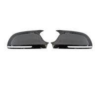 SCSTHRCRA Coques de Remplacement rétroviseurs Auto pour A&UDI A4 S4 A5 S5 B8 8T 2009 2010 2011 2012 Coque De Remplacement De Capuchon De Vue Arrière De Voiture en Fiber De Carbone (Bright Black)