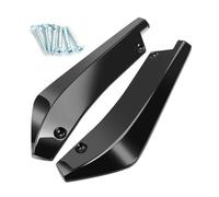 SCSTHRCRA pour Dodge pour Charger pour Challenger pour RT pour SRT SXT CarAccessories 40 Cm Pare-Chocs Arrière Séparateur Spoiler Latéral Diffuseur Canards Tablier Universel Arrière Becquet(Black)