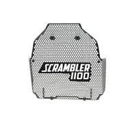 SCSTHRCRA Protection de Grille radiateur Moto Grille De Protection De Radiateur Sport pour Motos D&UCATI Scrambler 1100 2018-2023, Couvercle De Refroidisseur D'huile (Scrambler 1100 Logo)