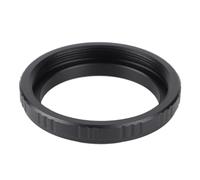 SCT Femelle à M48X0.75 Male Chile T Ring Adaptateur Télescope Convertisseur Threads Adaptateur de Conversion Aluminium Alliage Noir 45 mm Diamètre de Trou Transparent pour Le
