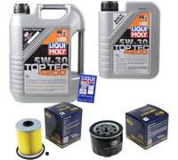 SCT Inspection Set Liqui Moly 6L 5W-30 Pour Suzuki Grand Vitara II 1.9 DDIS