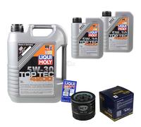 SCT Inspection Set Liqui Moly Top Tec 7L 5W-30 Pour Fiat Panda 1.1 1.2 Punto