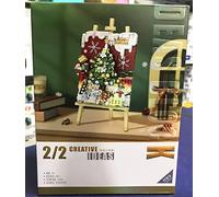 SCTCACR LOZ Mini Bloc Enfants Construction Jouet Bricolage Briques 3D Diorama Puzzle Vacances Cadeau Fille décoration de la Maison 1280 1282 1283 (1283-with Box)