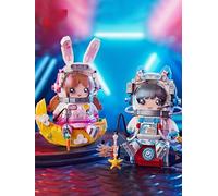 SCTCACR LOZ Mini Blocs Enfants Blocs Filles Jouets Cartoon Astronaute modèle d'affichage garçon Fille Cadeau décoration 1753 1754 (1753+1754-Sans boîte)