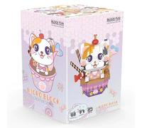 SCTCACR LOZ Miniature Briques Adolescent Construction Jouet Bricolage Briques Filles Cadeaux de Vacances Dessin animé Chat Affichage modèle Puzzle décoration 8113 8114 8115 (8115-Avec boîte)