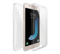 Sctech® Coque 360 degrès en Gel Transparente Compatible avec Samsung Galaxy J3 2017 / J3 Prime. Protection Integral et Invisible.