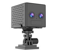 Sctecoau 4G HD Mini Double Lentille Caméra 3000mAh PIR Vision Nocturne Motion Détection Humaine IP Surveillance Vidéo Caméscope Caméra