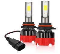 Sctecoau 9006 Ampoules de Phares à LED 6000K HB4 Hi/Low Beam 55W 8000 Lumens Antibrouillard Kit DOB Etanche 2 Lampes Rotation 360 °