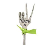 Sctecoau Marqueur de Jardin Cadeau D'Amitié, Marqueurs de Jardin, Étiquettes de Plantes, Marqueurs de Plantes, Panneau Décoratif de Bricolage en Métal de Jardin, NO.2 Facile à Utiliser 5 X 15 cm