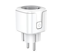 Sctecoau Tuya WiFi Smart Plug 20A EU Smart Socket avec Moniteur de Puissance Timing Smart Life Support pour Home Yandex