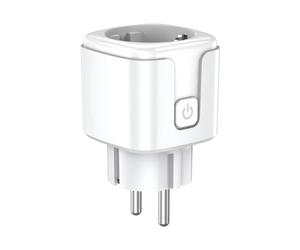 Sctecoau Tuya WiFi Smart Plug 20A EU Smart Socket avec Moniteur de Puissance Timing Smart Life Support pour Home Yandex