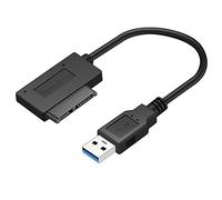 Sctecoau vers USB 3.0 7+6PIN 13Pin Convertisseur Câble Adaptateur Câble Transfert de Données pour Ordinateur Portable Lecteur Optique CD/DVD ROM Slimline Drive