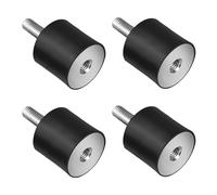 Sctmda Supports de Moteur en Caoutchouc 4 Pièces Anti Vibration Silentblock Supports en Caoutchouc M8 Anti Vibration Silent Block Montage en Caoutchouc pour Bateau de Voiture VD30 * 30 M8 * 23