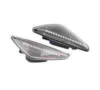 SCUASKJ Clignotant Latéral Dynamique À LED Pour BMW Pour X3 F25 Pour X5 E70 Pour X6 E71 E72 2007 2008 2009 2010 2011 2012 2013 2014 Marqueur LED Parking Clignotants(Dynamic Crystal Type)