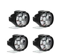 SCUASKJ Moto Projecteur Avant Feux Phare Pour Moto, Projecteur Antibrouillard Étanche, 6 LED, Avec Interrupteur