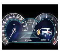 SCUASKJ Protection Film Navigation Pour BMW Pour X3 Pour X4 2018 2019 Intérieur Automobile Instrument Membrane Écran LCD TPU Film Protecteur Anti-rayures Refit(Style 2)