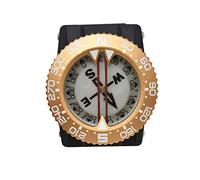 Scuba-Choice Boussole de plongée avec Cadre en Aluminium Doré