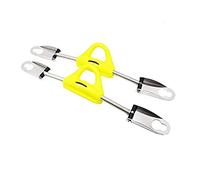 Scuba Choice Bracelet de plongée Jaune avec Boucle intégrée en Acier Inoxydable, Taille L