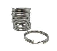 Scuba-Choice Diving 32.3mm Stainless Steel Split Ring for BCD Attachment (10-Piece), 2.0mm