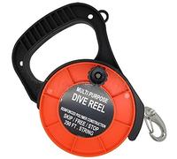Scuba-Choice Scuba Diving Multi Purpose Dive Reel, 290', Orange