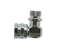Scuba Choice Snorkel Master Adaptateur pivotant à 90 degrés UNF pour Tuyau de régulateur LP, 5,1 cm x 1,4 cm - 45,7 cm
