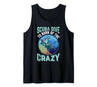 Scuba Dive to Burn of The Crazy Diving Funny Diver Dives Débardeur