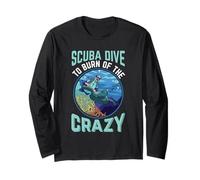 Scuba Dive to Burn of The Crazy Diving Funny Diver Dives Manche Longue
