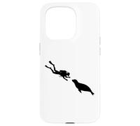 Scuba Diver Meets Seal Vacances sous-Marines Femmes plongeurs Coque pour iPhone 15 Pro