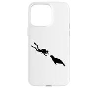 Scuba Diver Meets Seal Vacances sous-Marines Femmes plongeurs Coque pour iPhone 15 Pro Max