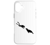 Scuba Diver Meets Seal Vacances sous-Marines Femmes plongeurs Coque pour iPhone 16 Plus