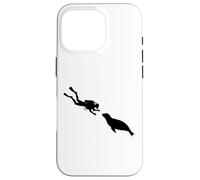 Scuba Diver Meets Seal Vacances sous-Marines Femmes plongeurs Coque pour iPhone 16 Pro
