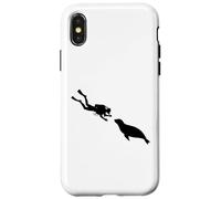 Scuba Diver Meets Seal Vacances sous-Marines Femmes plongeurs Coque pour iPhone X/XS