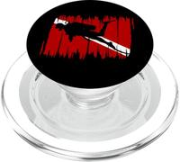 Scuba Diving Flag Gear Scuba Diving Equipment Deep Dive PopSockets PopGrip pour MagSafe