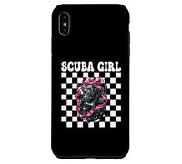 Scuba Girl Plongée sous-Marine Plongée sous-Marine Nœud Rose Coquette Coque pour iPhone XS Max