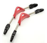 Scuba Lot de 2 sangles à ressort compatibles avec la plupart des boucles d'aileron standard Dimensions dans une plage de tolérance de 1 mm (S, rouge)