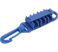 SCUBA -Porte-tuyaux avec pivot -clip D -verrouillage par anneau pour 9/16 -1/2 -pouces