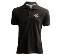 Scubapro 50971 Short Sleeve Polo Blanc,Noir M Femme