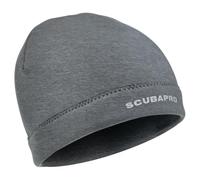 SCUBAPRO - Bonnet en néoprène 2 mm. pour Plongeurs, Unisex, Hiver, Classique, Uni, Black/Gray, À enfiler, Ajustée, Beanie, Bonnet, Chapeau