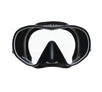 Scubapro Masque Solo Blanc Jupe Noire Kit de détendeur pour plongée en Eau Froide Unisex-Adult, Black-Black, One Size