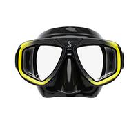 Scubapro Masque Zoom Noir/Jaune Kit de détendeur pour plongée en Eau Froide Unisex-Adult, Black/Yellow, One Size