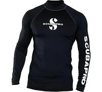 Scubapro Upf 50 Rash Guard Long Sleeve Rash Guard Noir 2XL Homme