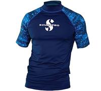 Scubapro Rash Guard GRAF Bleu MC H-L Kit de détendeur pour plongée en Eau Froide Unisex-Adult, Aegean, Large