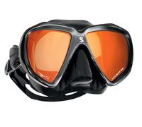 Scubapro Spectra Miroir Masque De Plongée Orange Verre Miroité