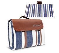 scuddles Grande Couverture de Pique-Nique & Extérieur avec Double Couche pour l'Extérieur, Résistante à l'eau, Tapis Pratique avec Sac, Idéale pour Le Printemps, l'Été, Le Camping et la Plage