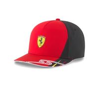 Scuderia Ferrari - Collection de Produits Officiels de Formule 1 - Casquette d’équipe Carlos Sainz 2022 - Unisexe - Rouge - Taille: One Size