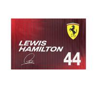 Scuderia Ferrari F1 Drapeau Lewis Hamilton - Rouge - 60x90 cm