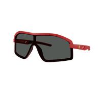Scuderia Ferrari Homme Sunglass FZ6010U - Couleur du Monture: Rouge mat, Couleur de Lentille: Gris