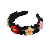 SCUDGOOD Serre-tête crocheté pour décorations de fête pour festivals de musique, accessoires de photomaton pour filles