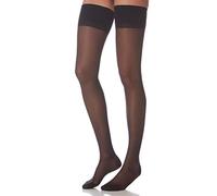 SCUDOTEX Bas 70 Deniers Maille Tricotée Compression Décroissante Moyenne 15-18 Hg mm Couleur Noir Taille 1